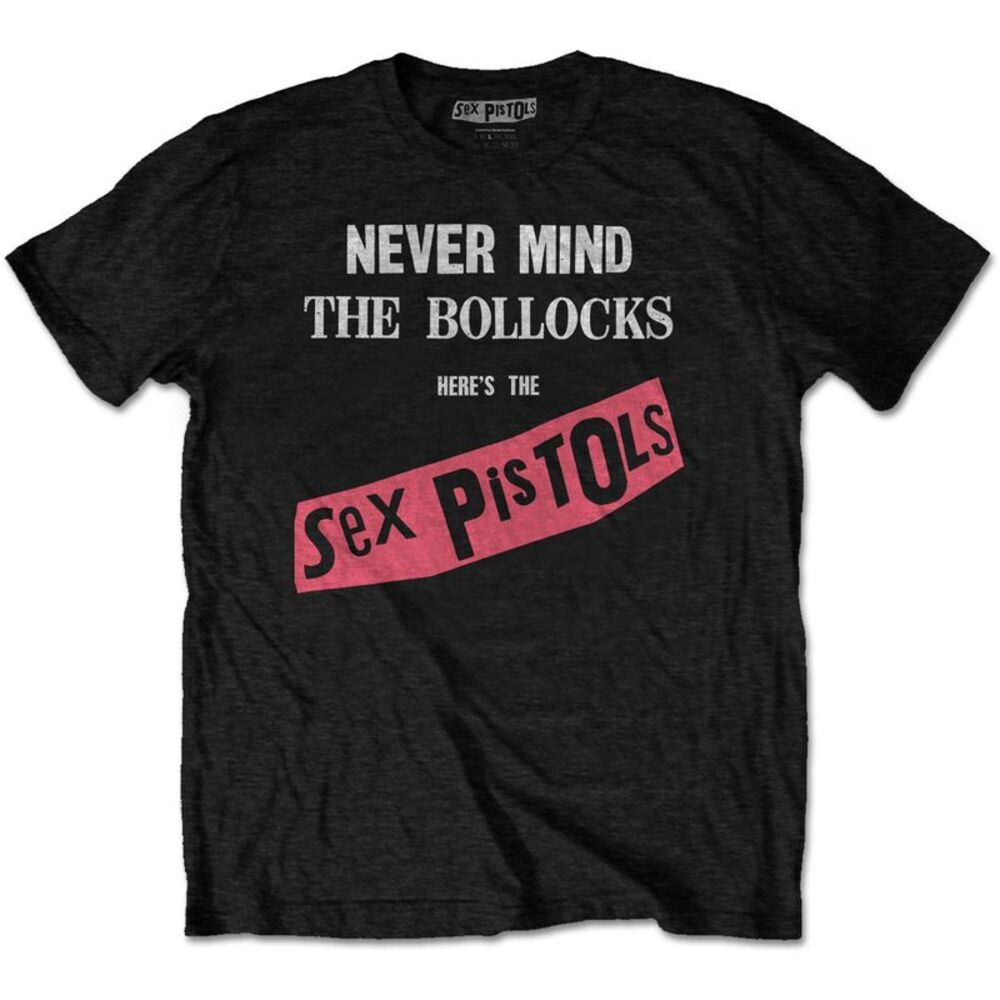 Sex Pistols Unisex Adult Never Mind The Bollocks T-Shirt / Black
